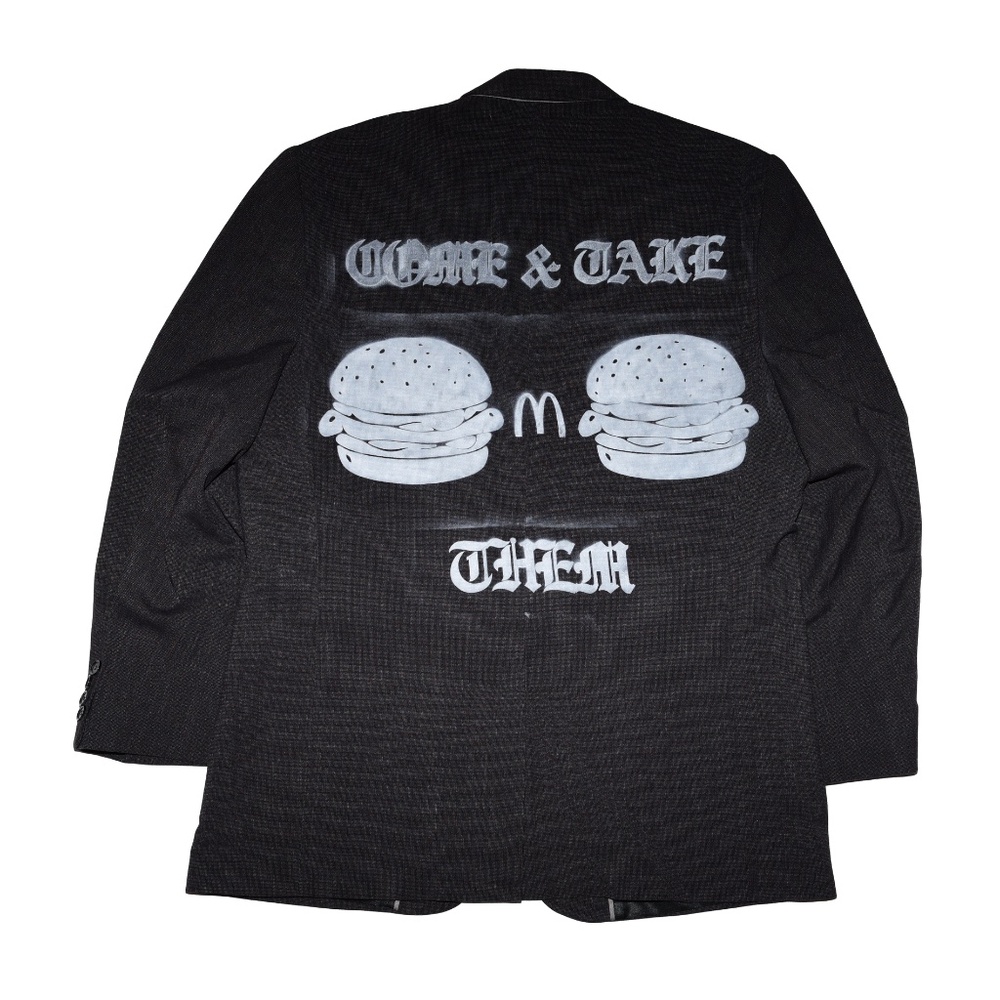 Hamburglar 1/1 Calvin Klein Burger Blazer by Digital Trenches